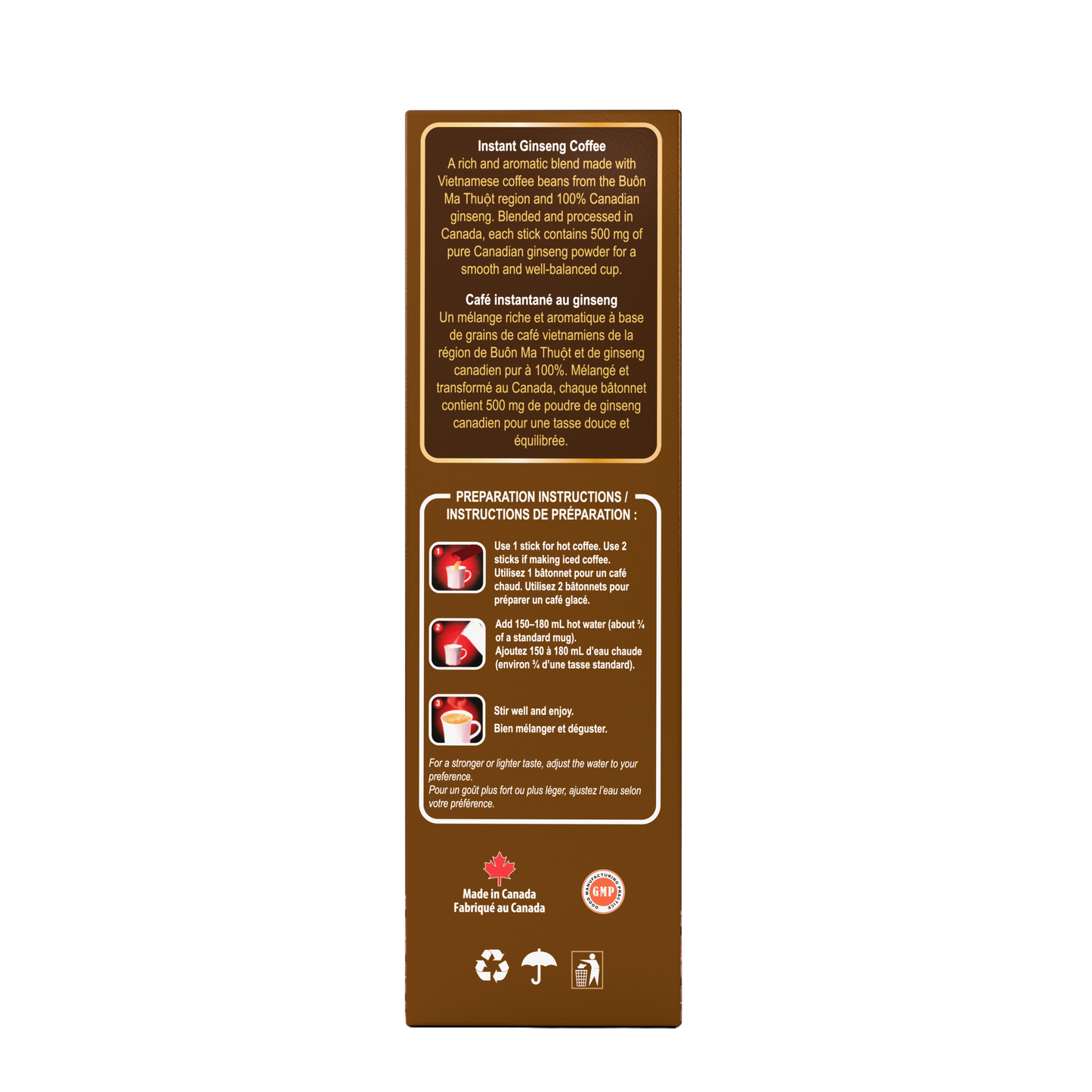 Canadian Vita Instant Ginseng Coffee - 10 sticks