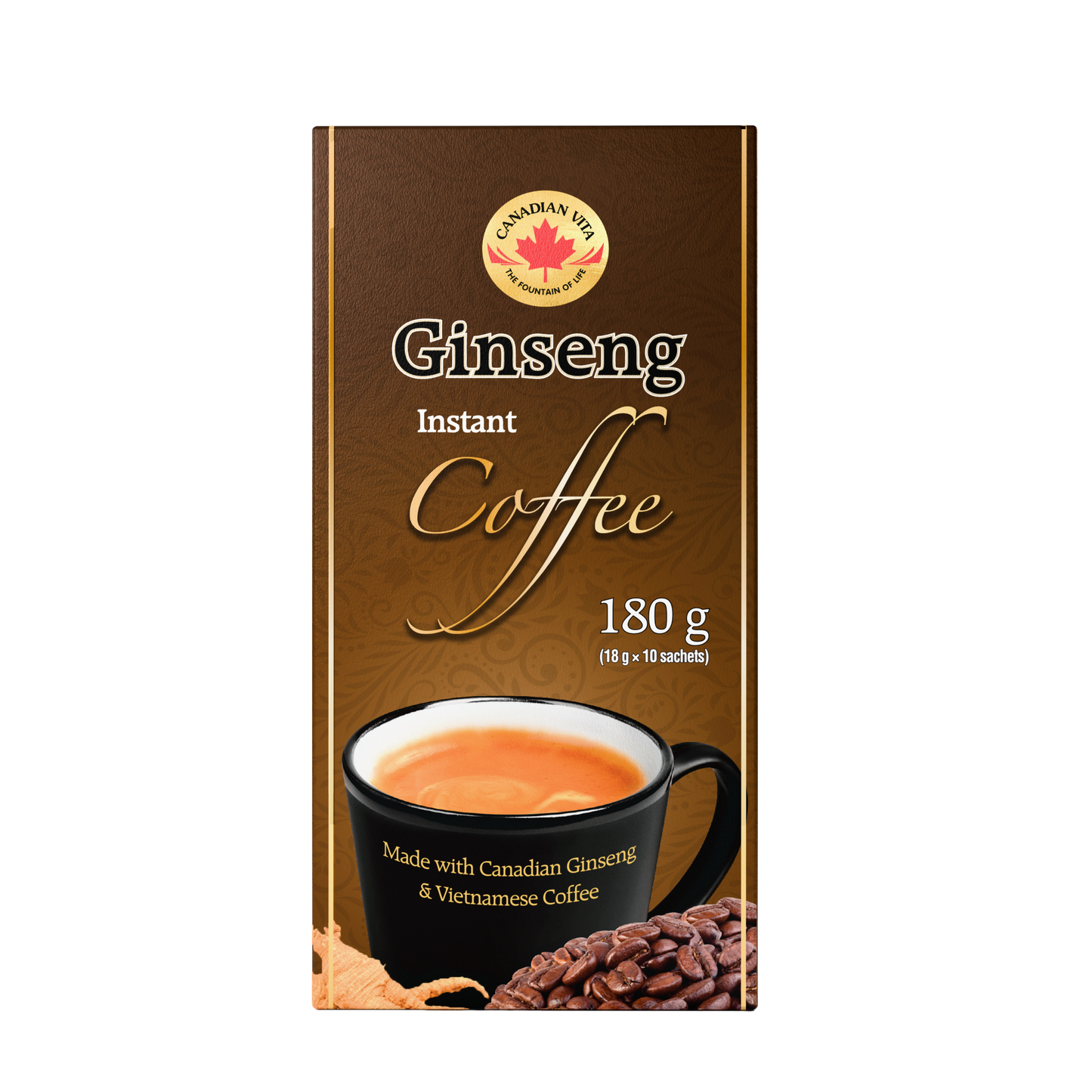 Canadian Vita Instant Ginseng Coffee - 10 sticks